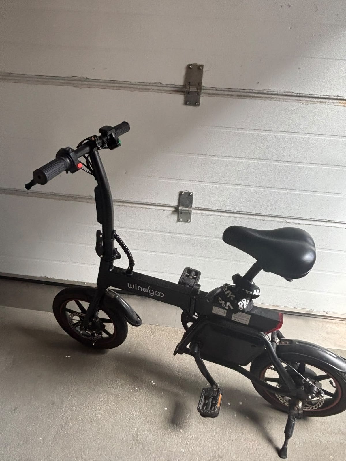 Windgoo B20 opvouwbare elektrische fiets, Gebruikt, Minder dan 14 inch, Heren, Versnellingen
