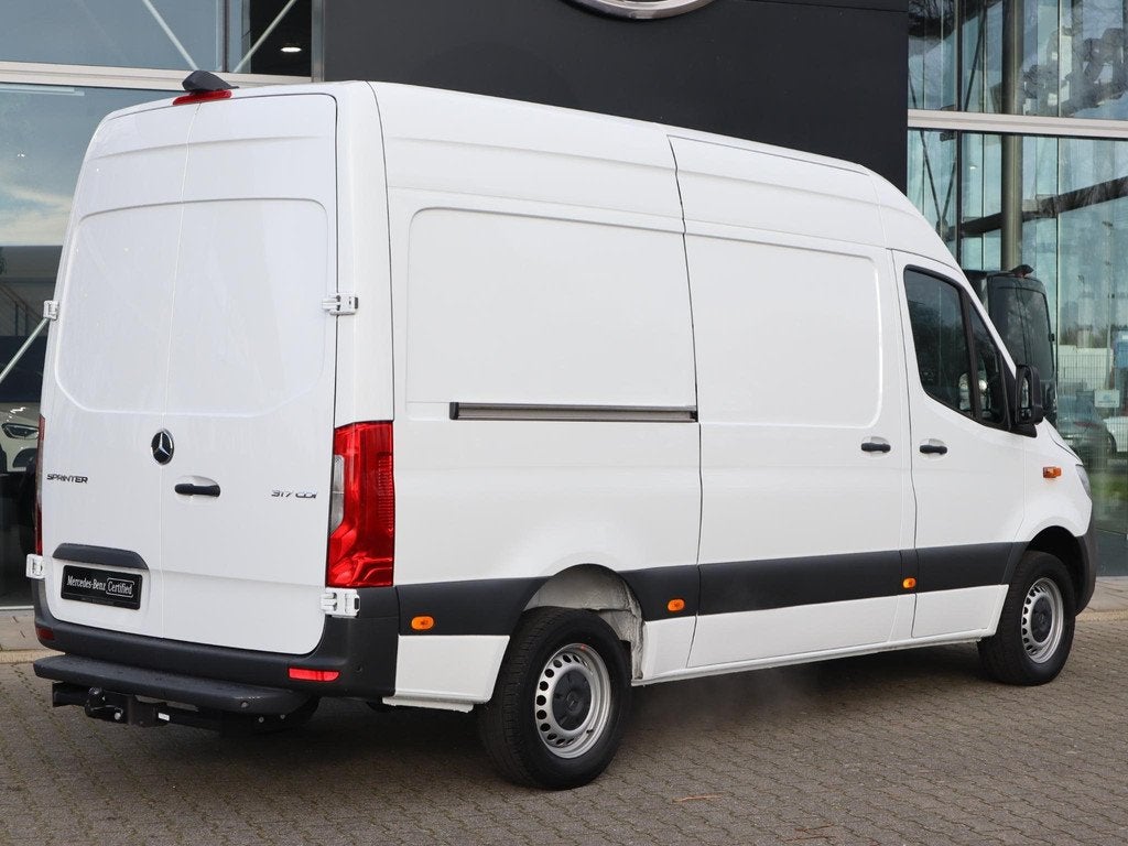 Mercedes-Benz Sprinter 317 CDI L2H2 FACELIFT LED 3.5T TREKHA, Automaat, Euro 6, 4 cilinders, Wit