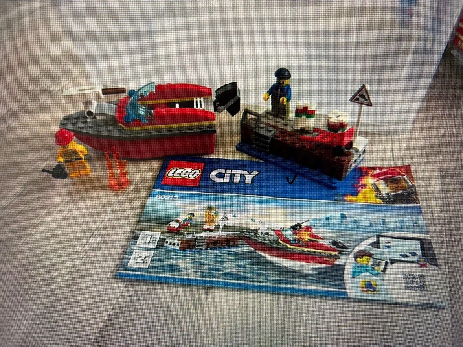 LEGO City 60213 Brandweerboot met instructieboekje, City, Lego, Compleet, Ophalen of Verzenden