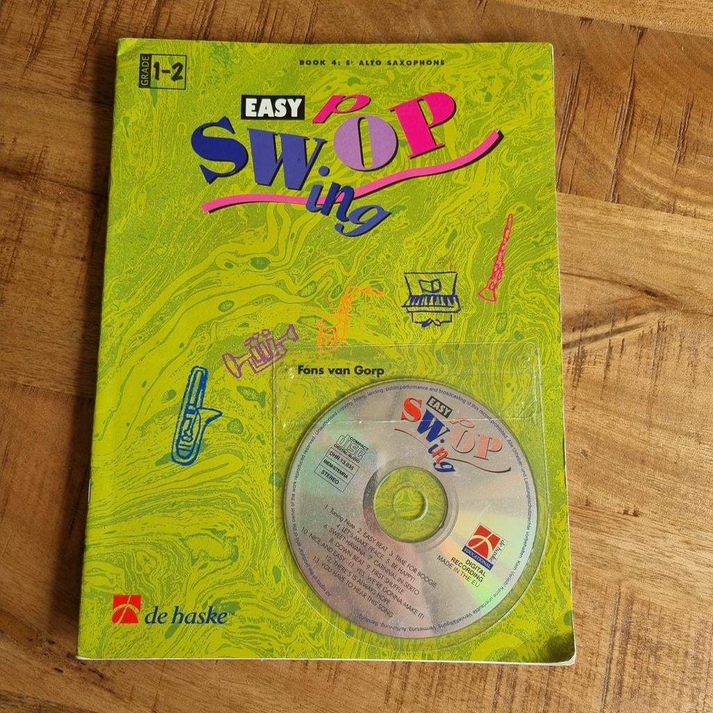 Easy Swop for Alto Saxophone Book + CD, Ophalen, Nieuw, Les of Cursus
