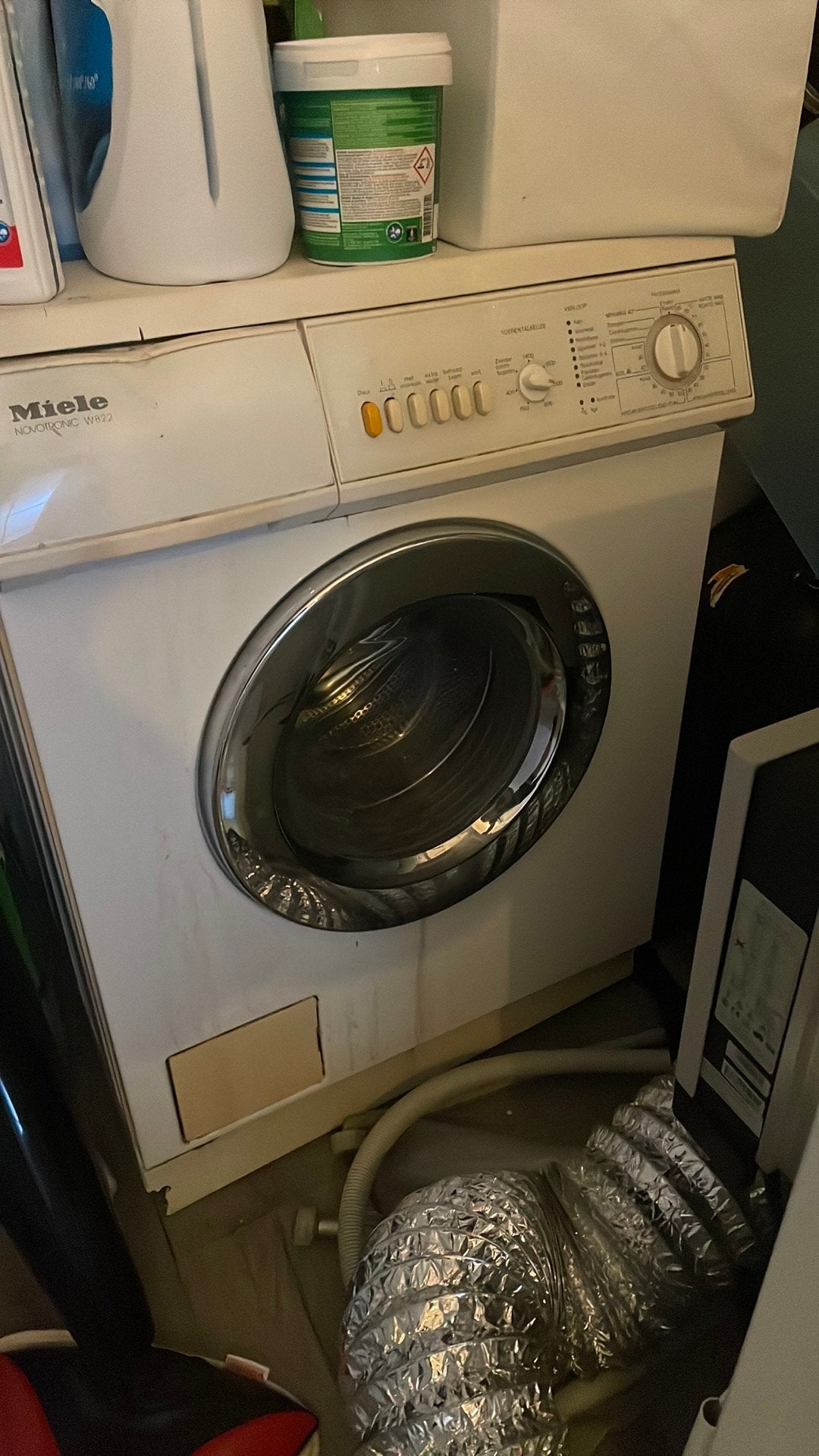 Miele Novotronic W822, Witgoed en Apparatuur, Was-droogcombinaties, Gebruikt, 6 tot 8 kg, 85 tot 90 cm, Ophalen