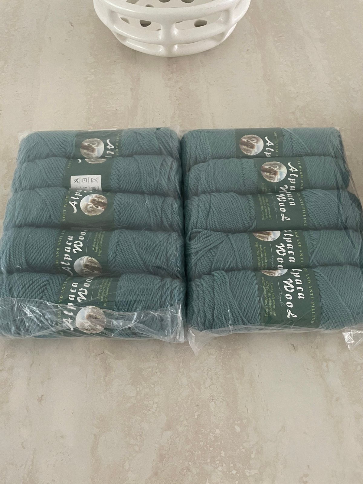 Alpaca wol per zak, Ophalen of Verzenden, Zo goed als nieuw, Breien of Haken, Wol of Garen