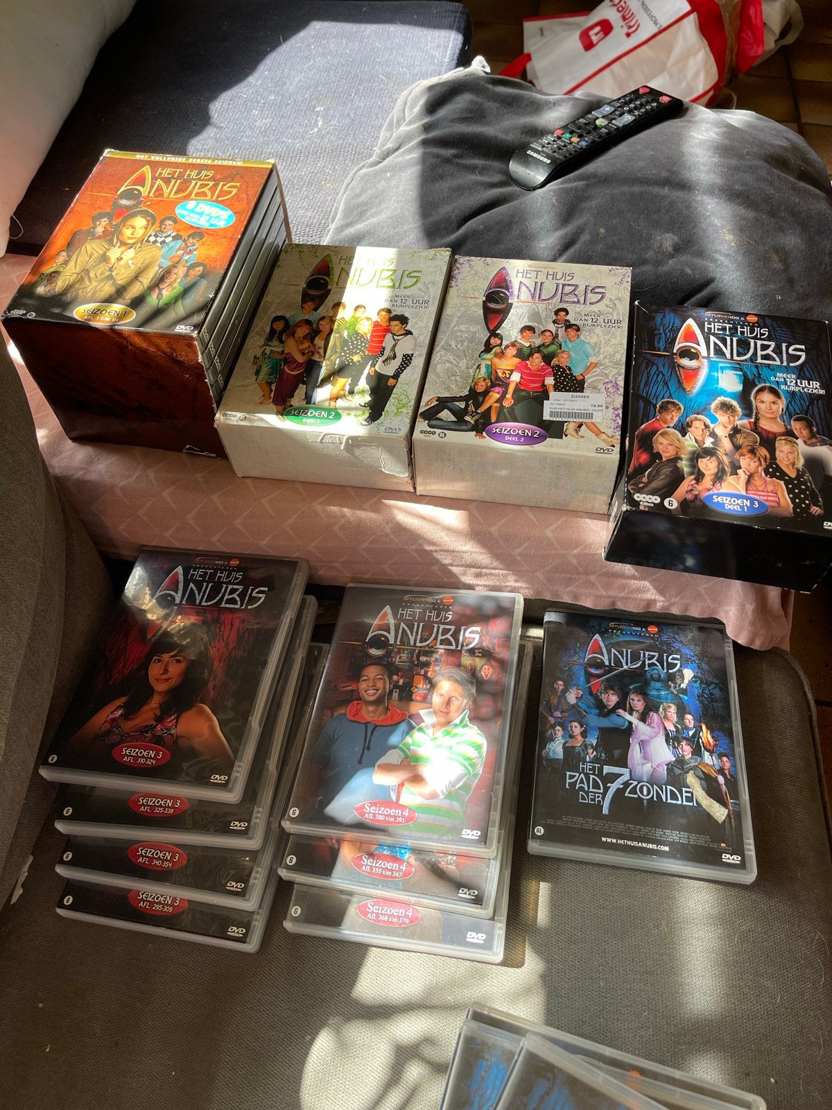 Het Huis Anubis DVD Bijna compleet mist laatste dvd 4, Cd's en Dvd's, Gebruikt, Alle leeftijden, Nederlands, Overige genres