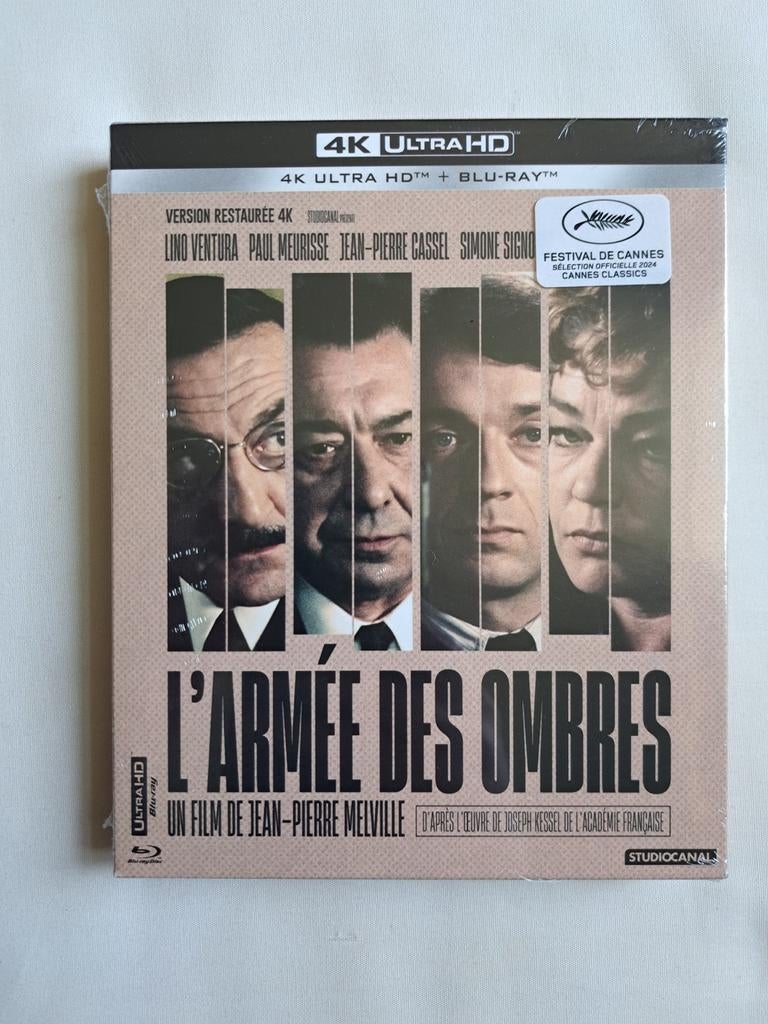 The Army of Shadows (Melville) [StudioCanal 4K UHD, Blu-ray], Ophalen of Verzenden, Zo goed als nieuw, Klassiekers