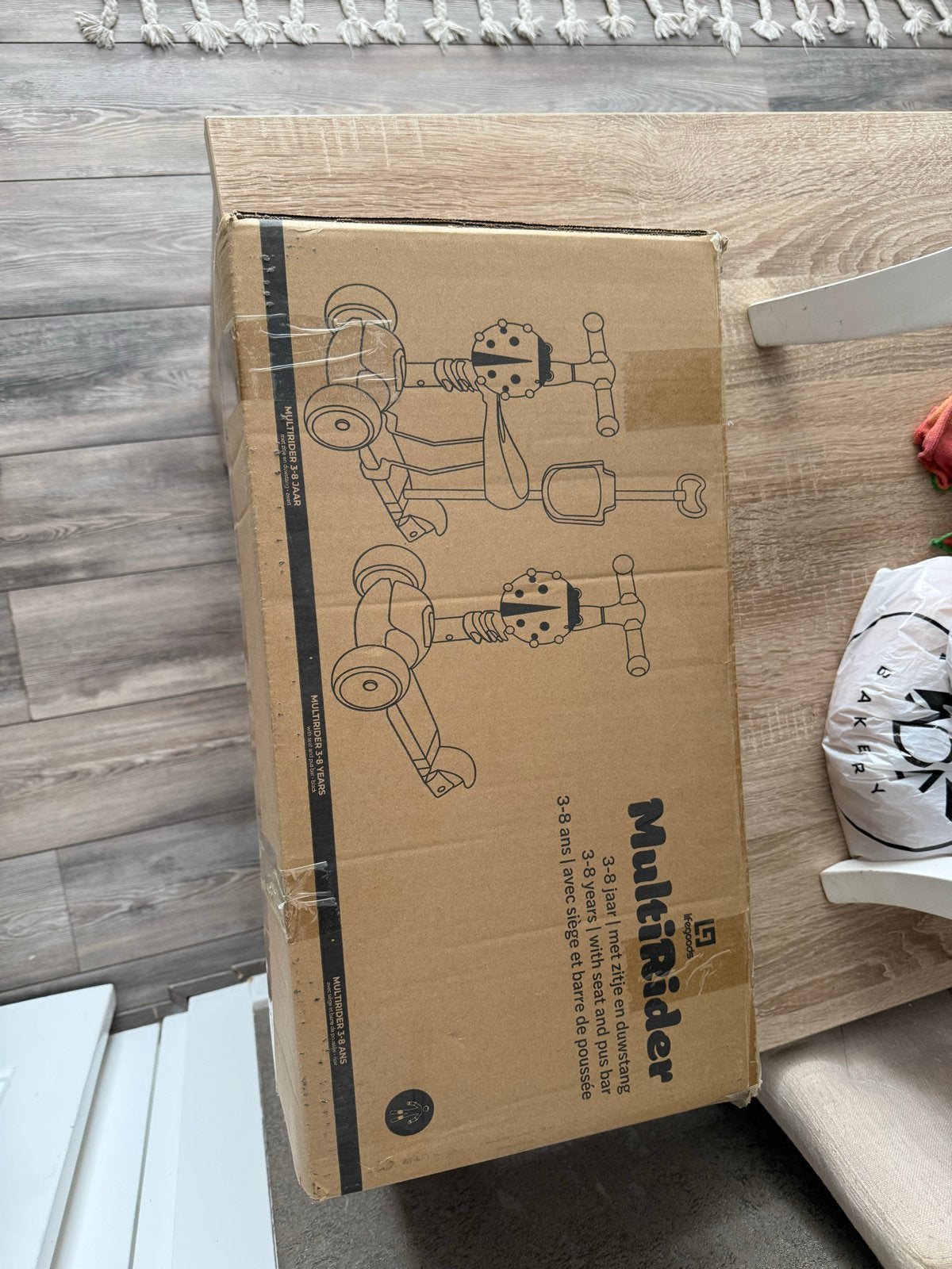 MultiRider LifeGoods Kinderstep met zitje en duwstang, Ophalen of Verzenden, Nieuw, Gewone step