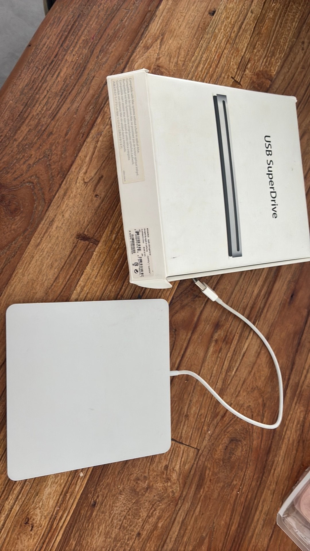 Apple USB SuperDrive, Computers en Software, Dvd, Ophalen of Verzenden, Zo goed als nieuw, Extern