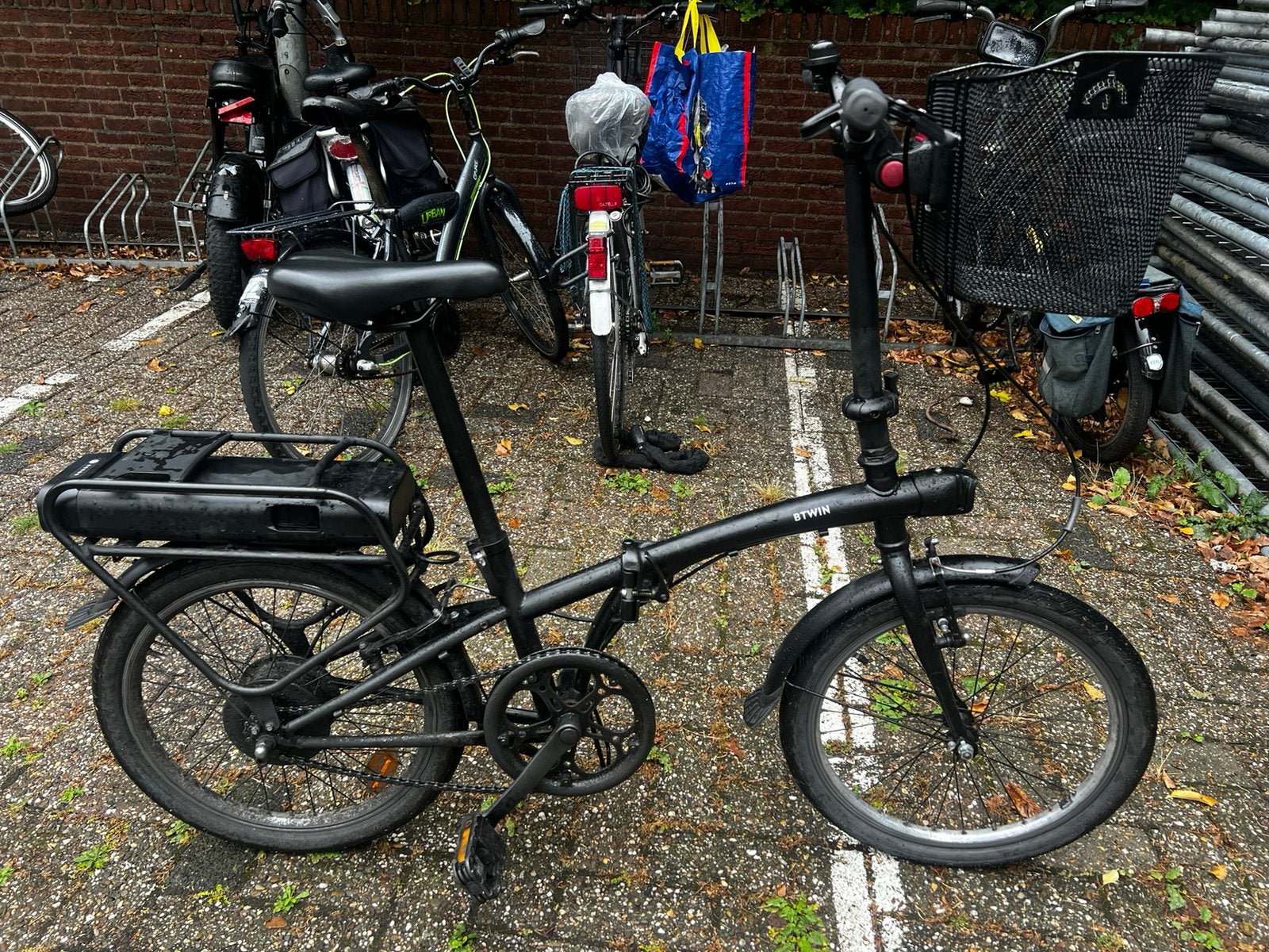 BTWIN E-Fold 100 E-bike – Elektrische fiets, Fietsen en Brommers, 20 inch of meer, Gebruikt, Totaal opvouwbaar, Dames