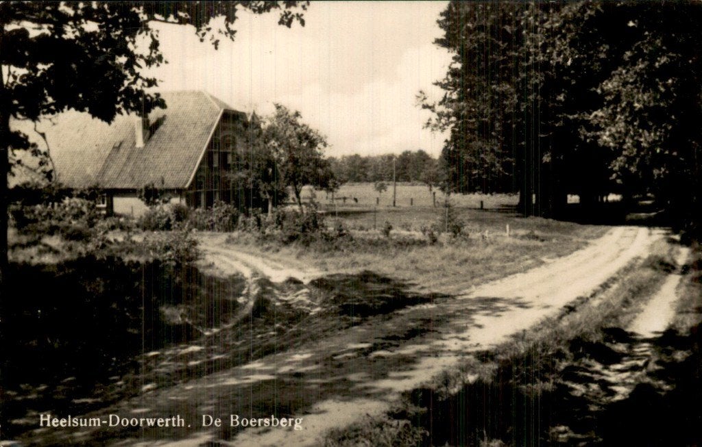 Heelsum-Doorwerth - De Boersberg - Boerderij, Ophalen of Verzenden, 1920 tot 1940, Gelopen, Gelderland