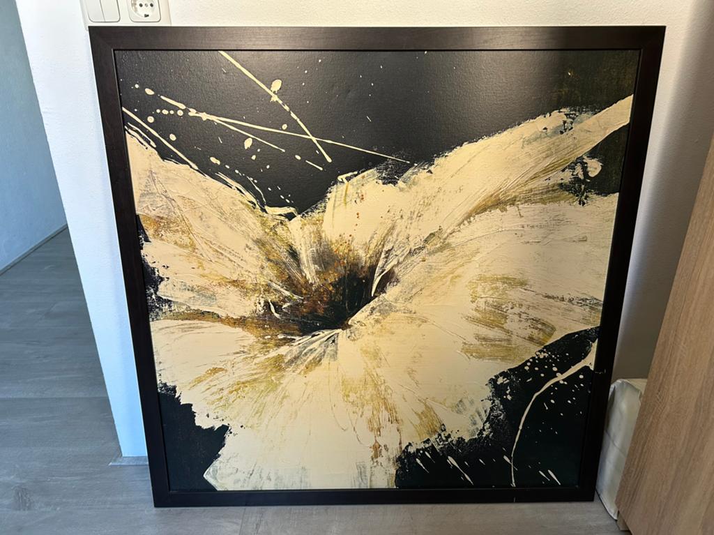 2 grote schilderijen - zgan, Ophalen of Verzenden, Zo goed als nieuw, Schilderij, Minder dan 50 cm