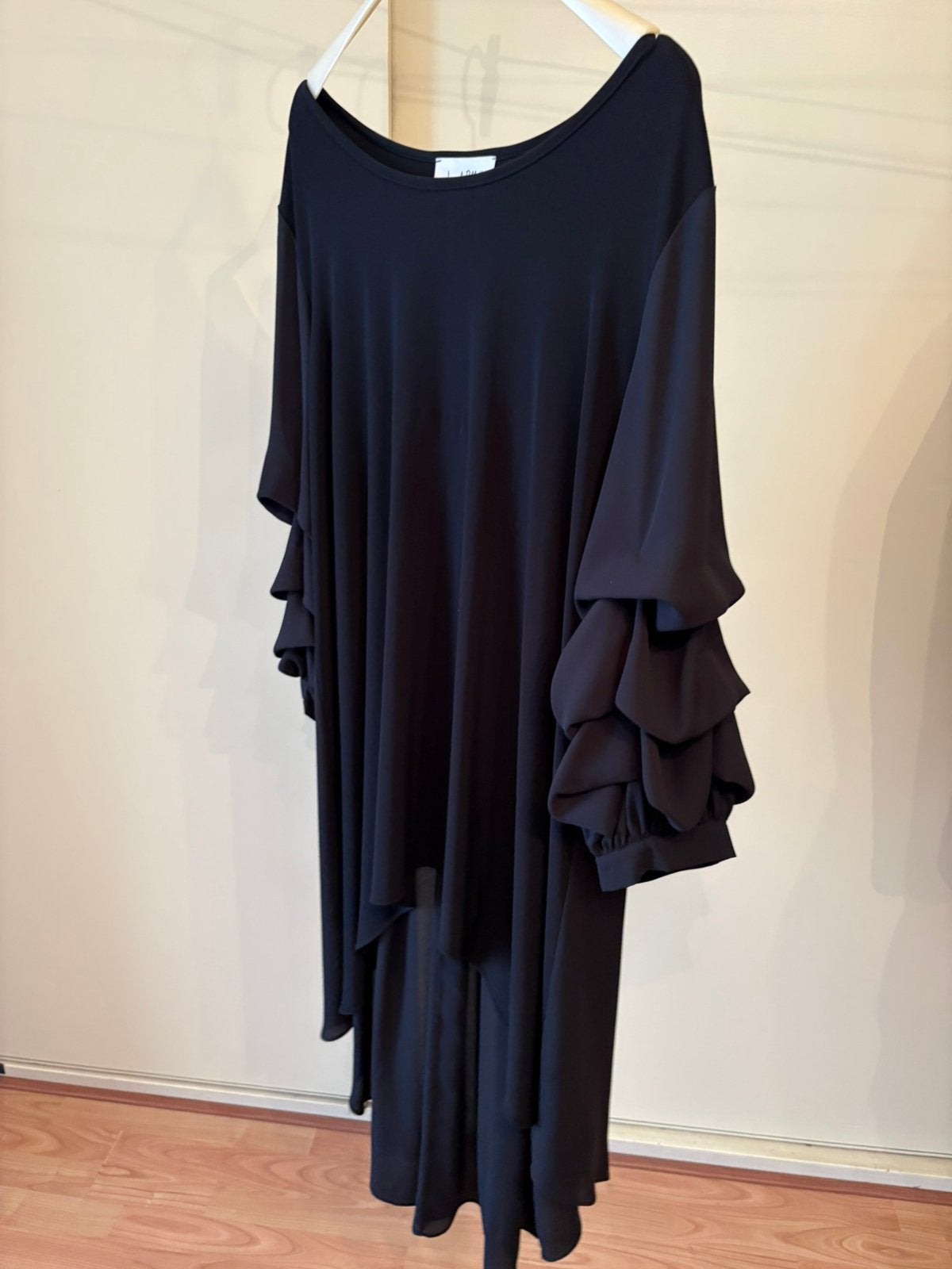 Tuniek, Ophalen, Gedragen, Zwart, Blouse of Tuniek