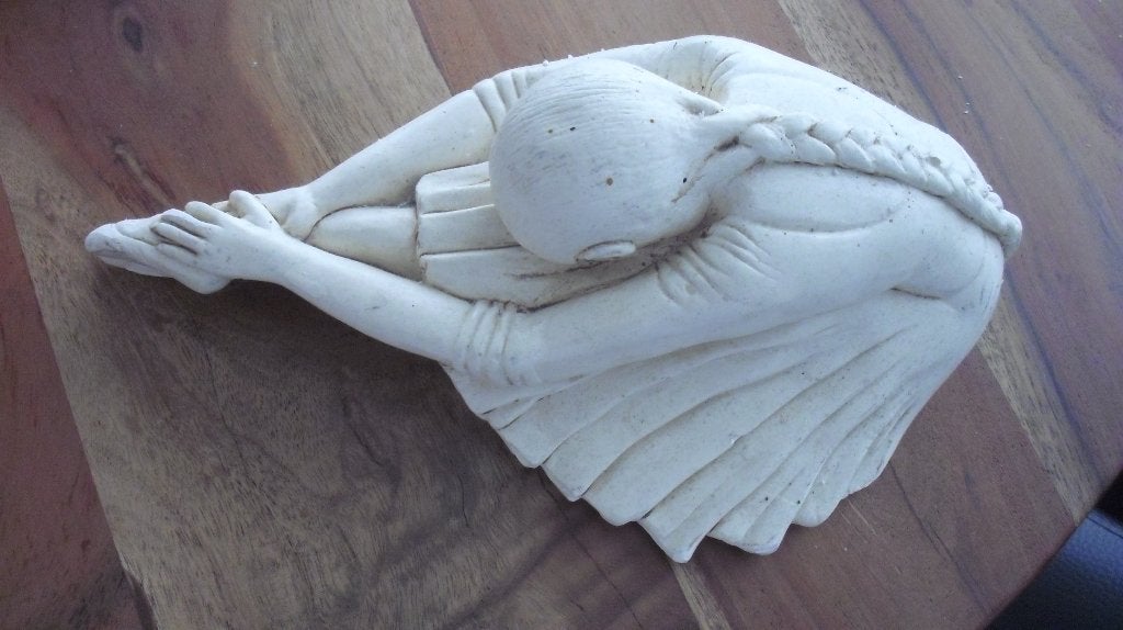 Ballet Danseres, Antiek en Kunst, Wit, Handgemaakt, Ophalen of Verzenden, Pop/figuur
