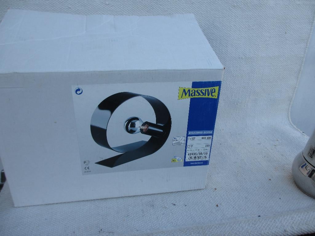 Vintage Minimalistische Looping lamp jaren 90 NIEUW!!, Ophalen of Verzenden, Nieuw, Metaal, Minder dan 50 cm