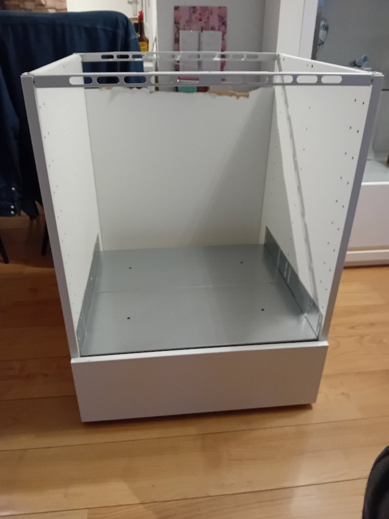 Te koop ikea onderkast oven, Ophalen, Hout, IKEA, Wit