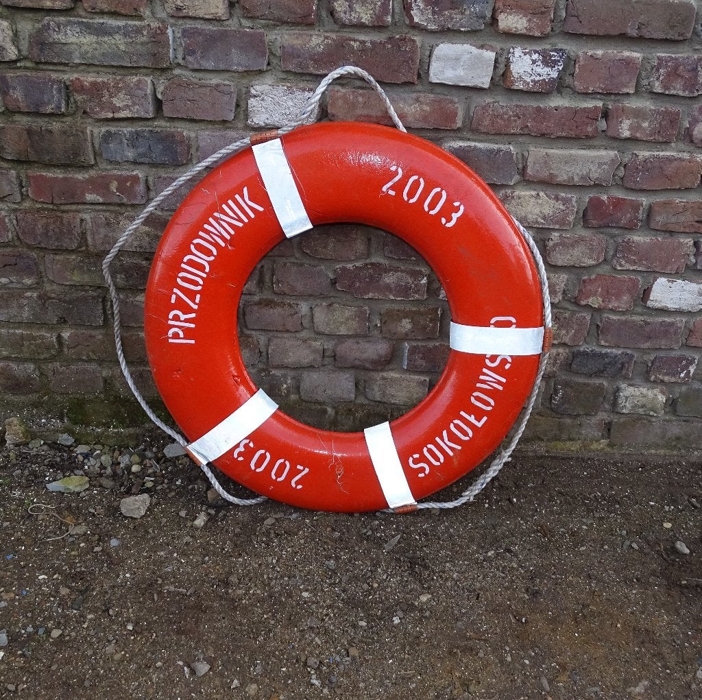 oude reddingsboei van schip, Antiek en Kunst, Ophalen