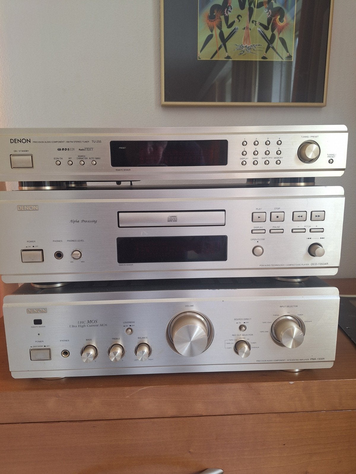 Denon Stereoset: PMA-1500R, TU-255, DCD-1550AR - ZGAN, Ophalen, Denon, Losse componenten, Zo goed als nieuw