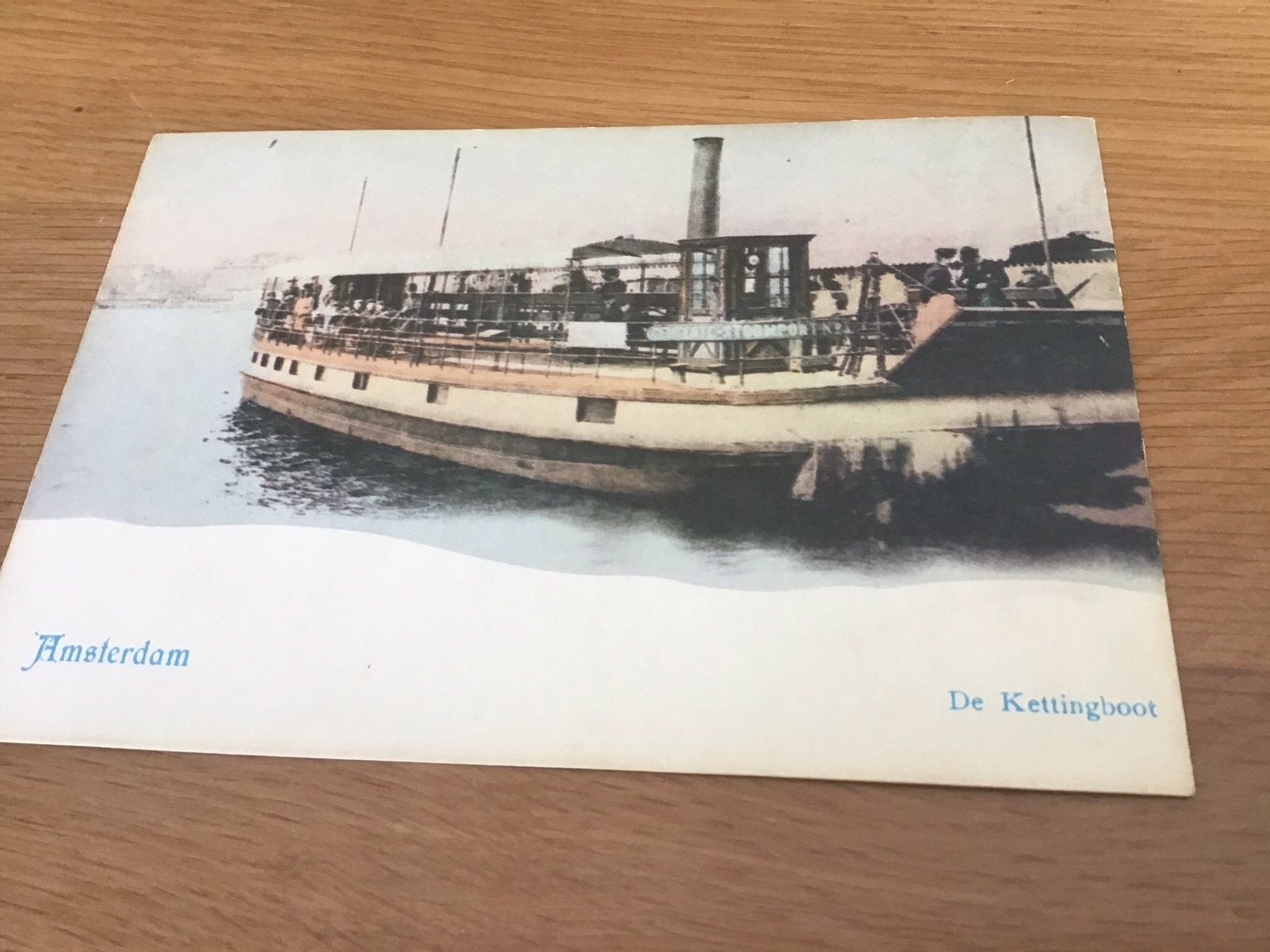 Amsterdam  De Kettingboot. 700 jaar .  1975., Ophalen of Verzenden, 1960 tot 1980, Noord-Holland