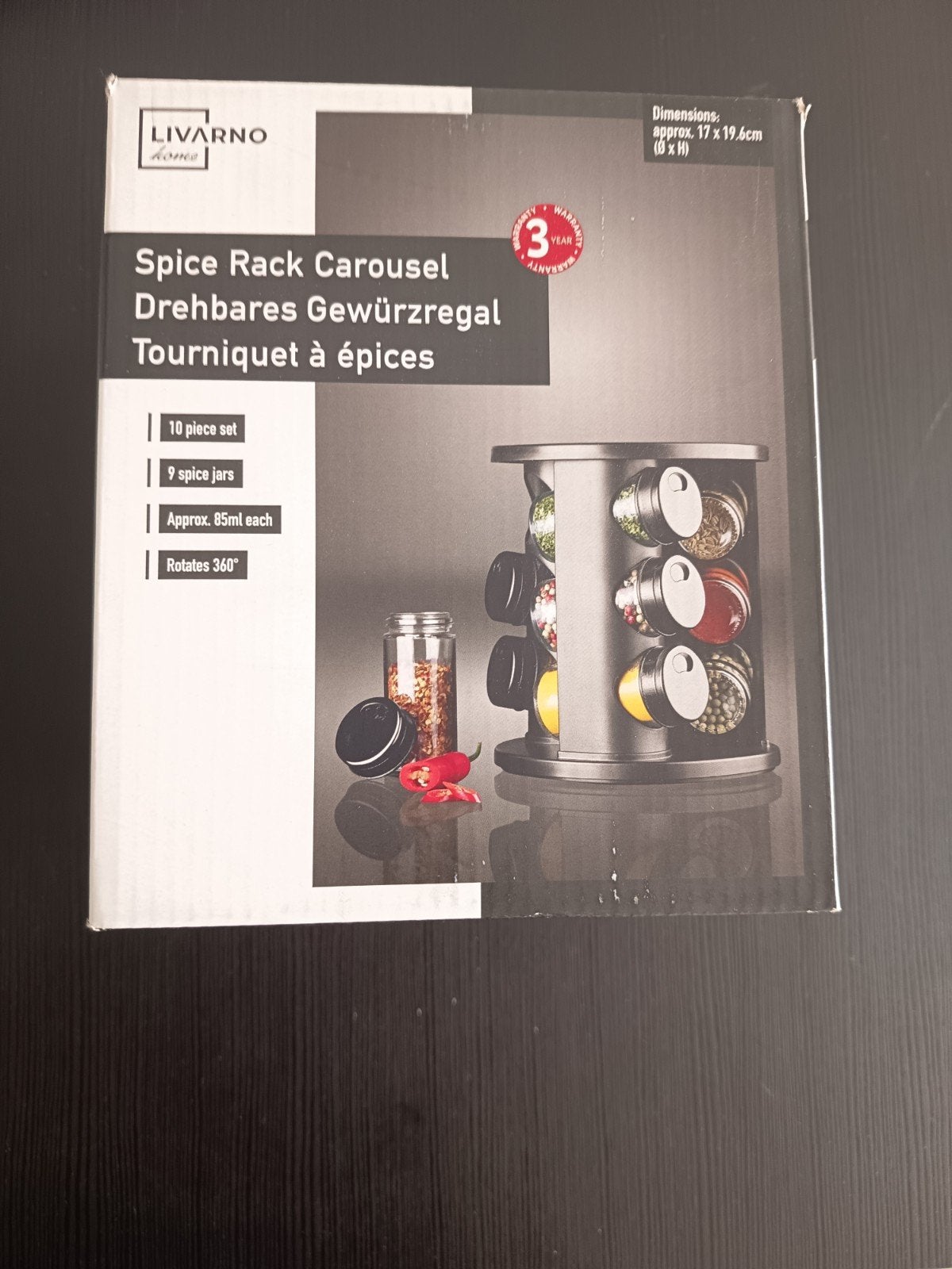 LIVARNO HOME Kruidenrek Carrousel - Nieuw in doos, Ophalen