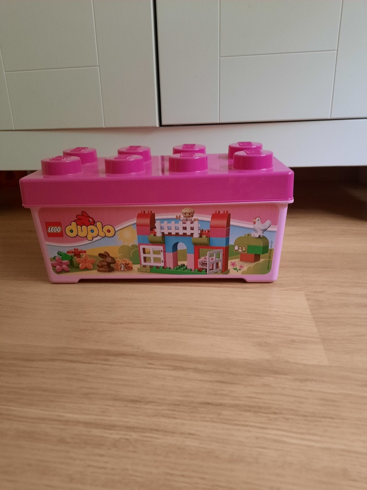 Lego Duplo opbergbox vol met Duplo., Ophalen, Zo goed als nieuw, Duplo, Complete set