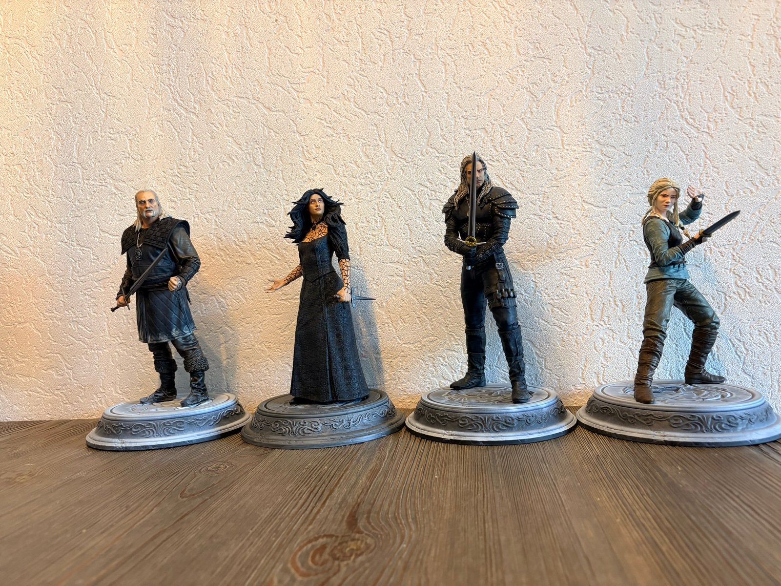 The Witcher Netflix figuren - set van 4, Ophalen of Verzenden, Zo goed als nieuw