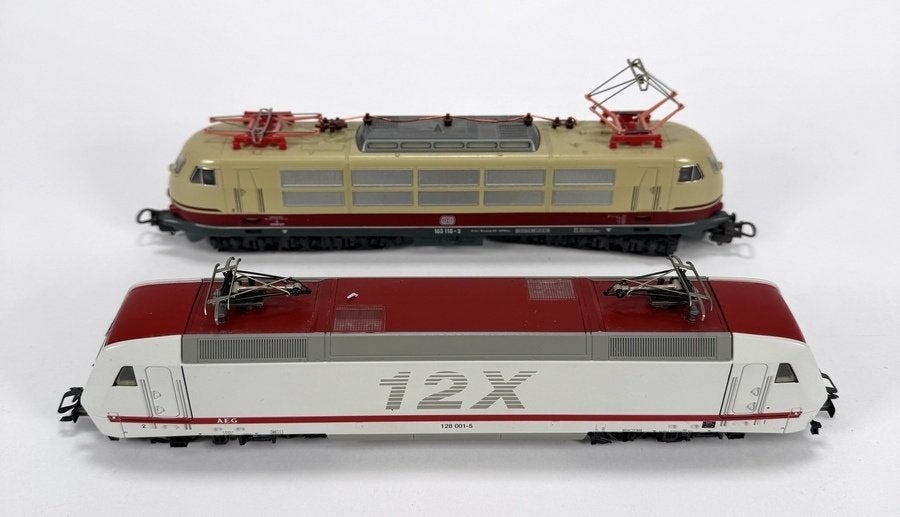 372. Modeltreinen, Lima/Märklin - BR 103 en BR 128, 20e eeuw, Ophalen, Gebruikt, Analoog, Lima