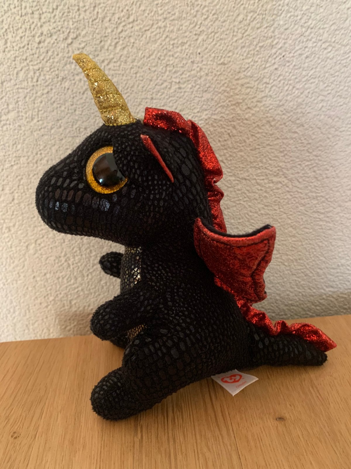 Ty Beanie Boo’s Grindal Dragon met hoorn, Ophalen of Verzenden, Zo goed als nieuw, Overige typen