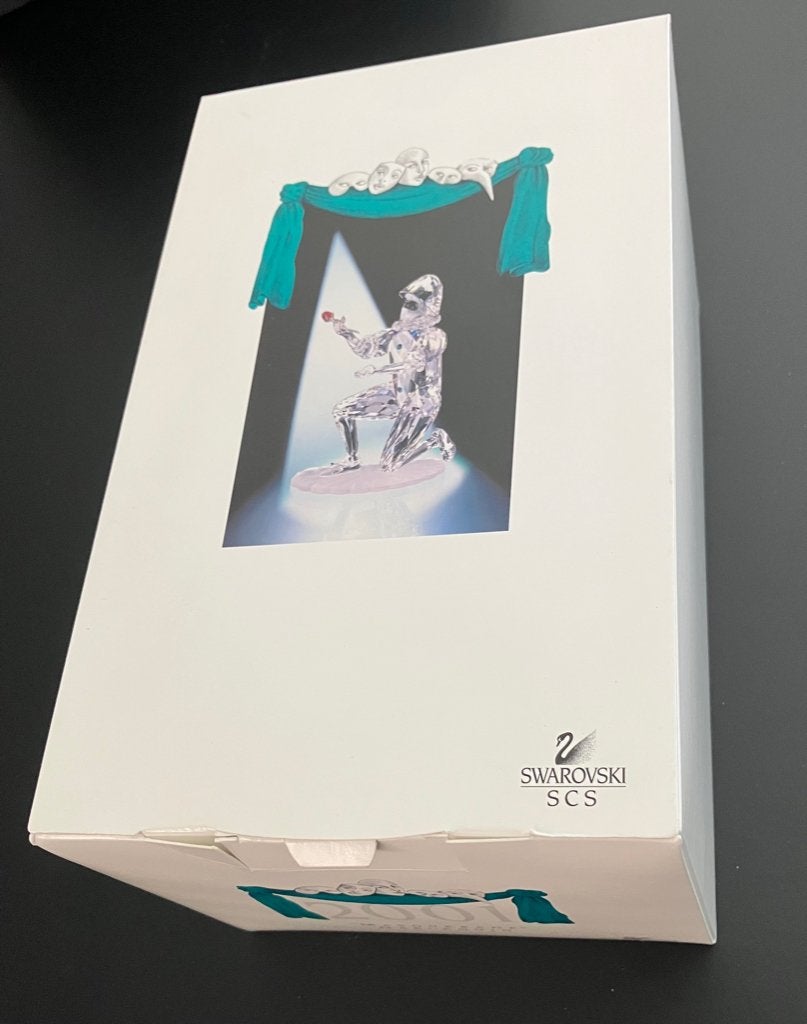 Swarovski Jaaritem 2001 Harlekijn, Ophalen of Verzenden, Zo goed als nieuw, Figuurtje
