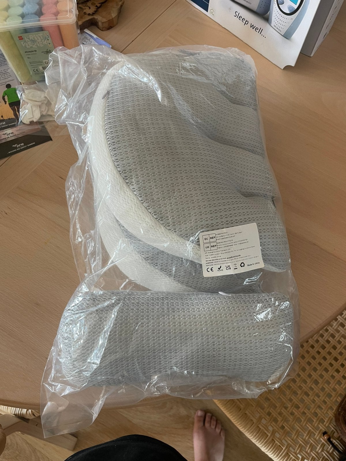 Nieuw in de verpakking Zwangerschaps aanpasbaar wigkussen, Ophalen of Verzenden, Nieuw