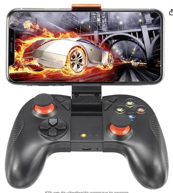 Renkforce rf-gc-01 gamepad android, ios zwart (nieuw), Ophalen of Verzenden, Nieuw