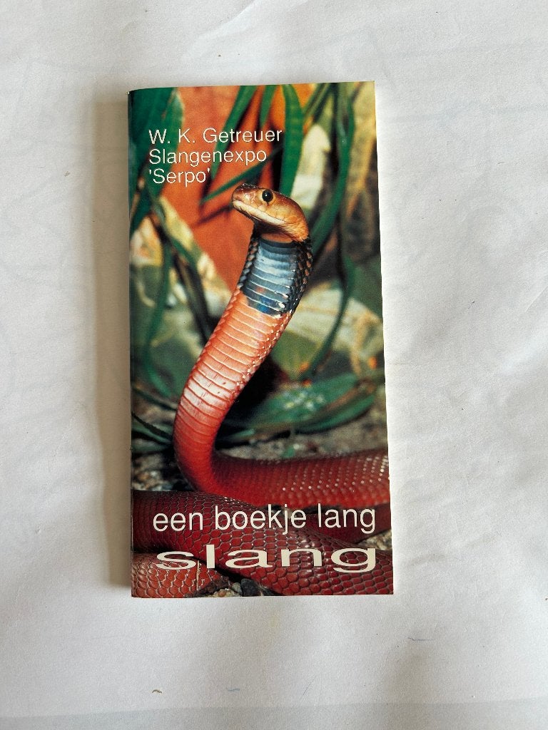 Een boek lang slang w.k. getreuer, Ophalen of Verzenden, Zo goed als nieuw, Reptielen of Amfibieën