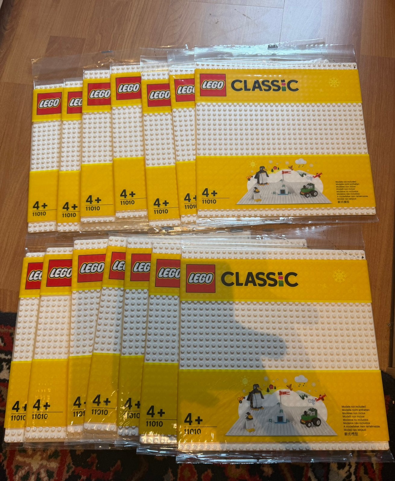 Lego 11010 witte bouwplaat 17stuks, Ophalen of Verzenden, Nieuw