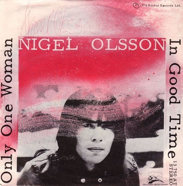 Nigel Olsson: Only One Woman (Bee Gees) / In Good Time, Gebruikt, 7 inch, Ophalen of Verzenden, Fotohoes