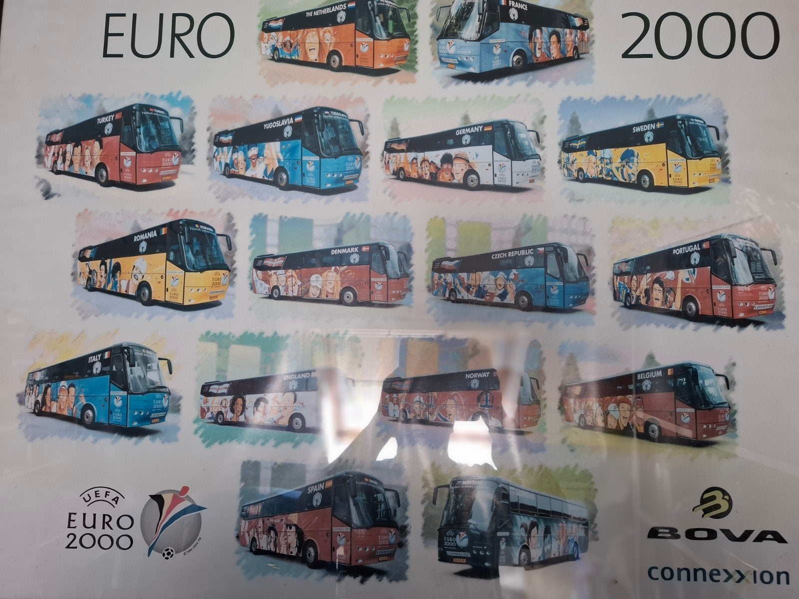 Bussen van UEFA EURO 2000 - Bova Connexion, Ophalen of Verzenden, Overige typen