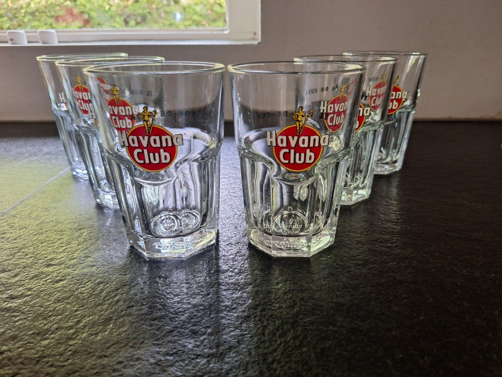set van 6 Havanna el Ron de Cuba drinkglas 2dl, Verzamelen, Ophalen of Verzenden, Nieuw, Overige typen