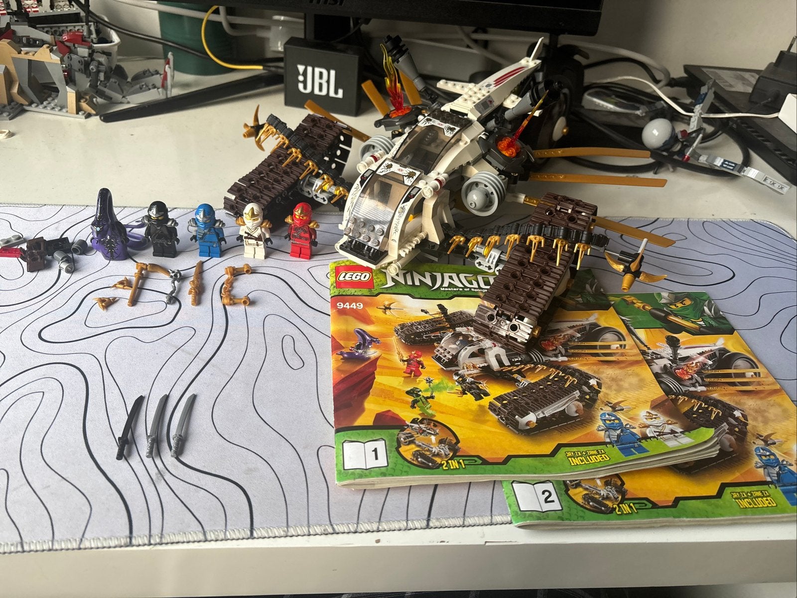 Lego 9449 ultra sonic raider, Ophalen of Verzenden, Gebruikt, Overige merken