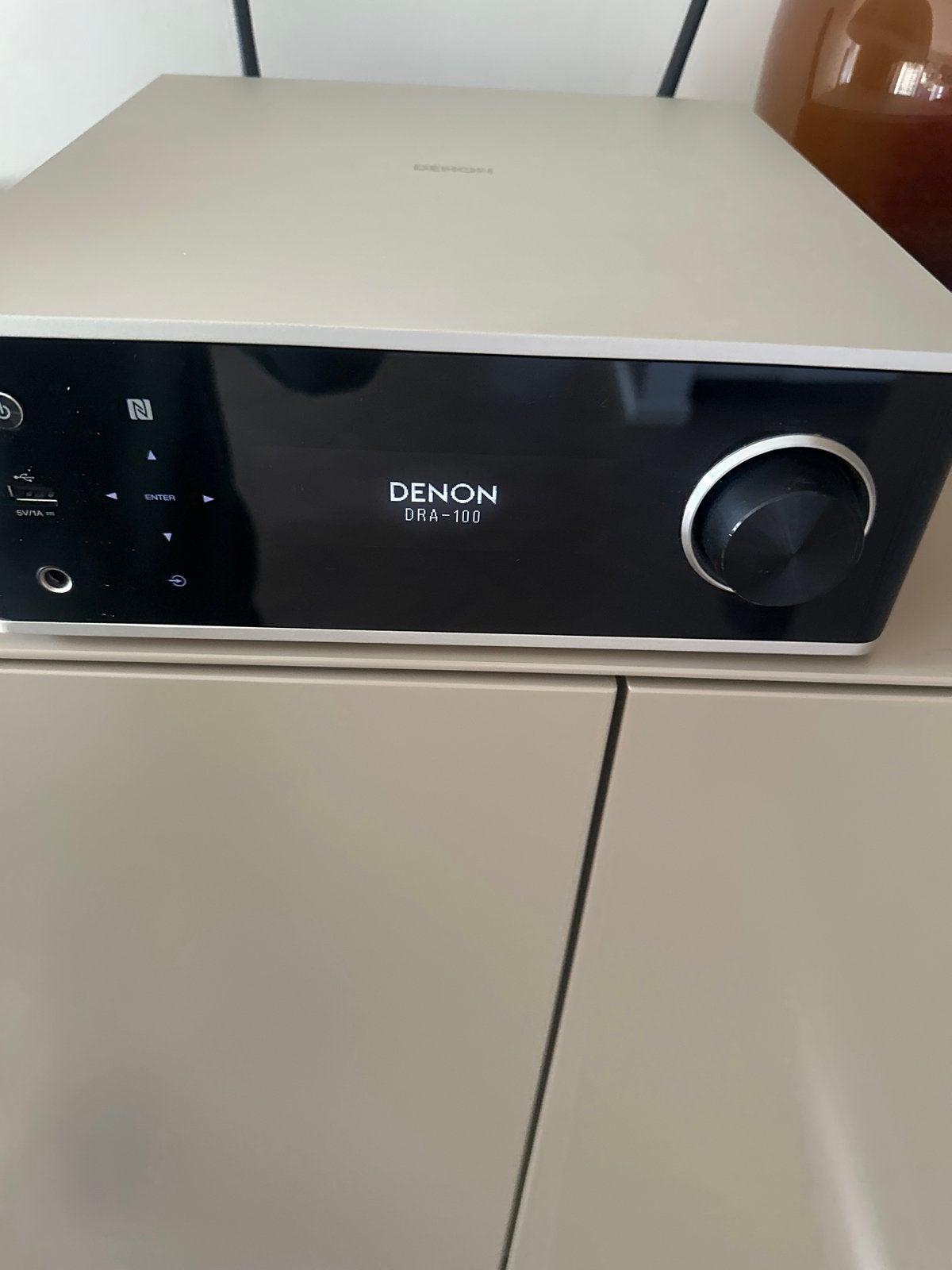 Denon DRA-100 Netwerk Stereo Receiver -  i.z.g.st, Denon, Ophalen of Verzenden, Zo goed als nieuw, 60 tot 120 watt