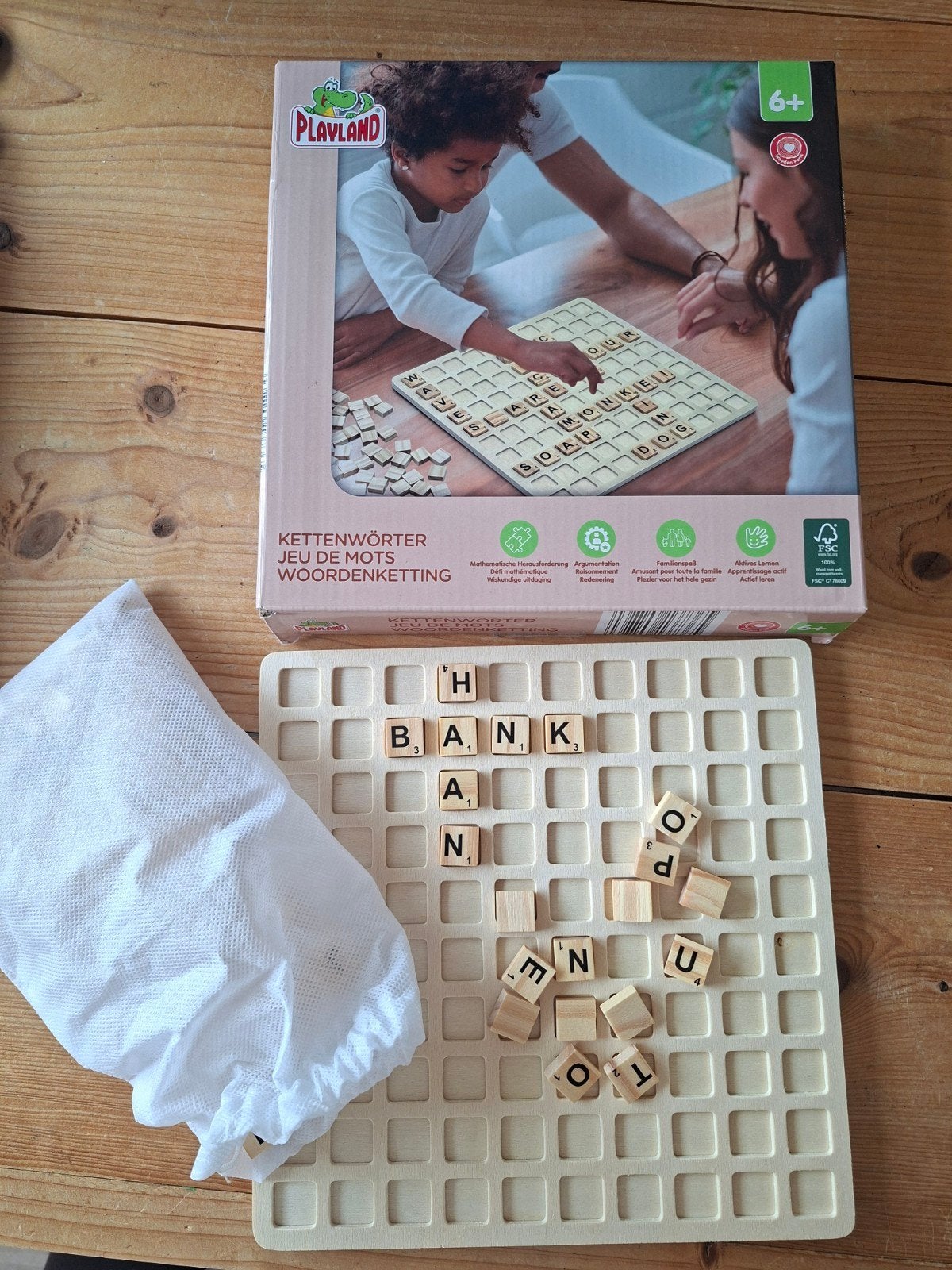 Woordenketting Spel - Educatief en Leuk, Een of twee spelers, Ophalen, Zo goed als nieuw, Playland