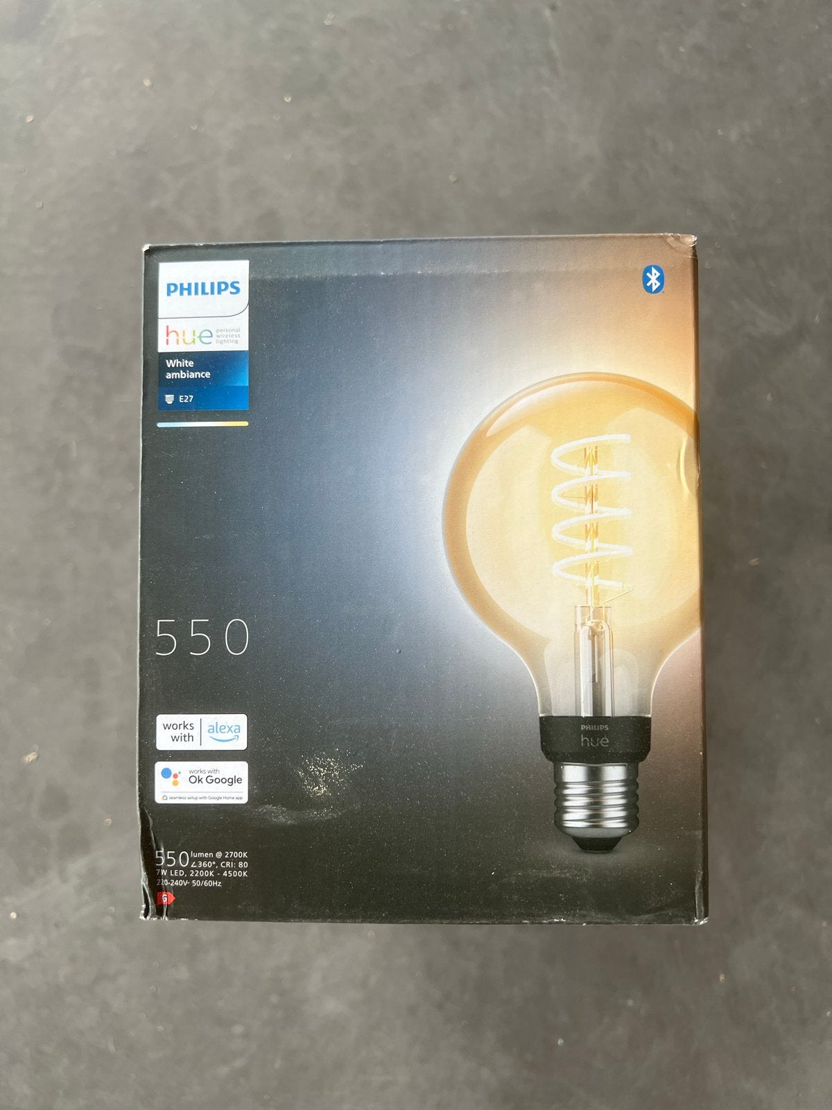 Philips Hue White Ambiance E27 LED Lamp (550 lumen), Huis en Inrichting, Lampen | Losse lampen, 30 tot 60 watt, Led-lamp, Philips Hue