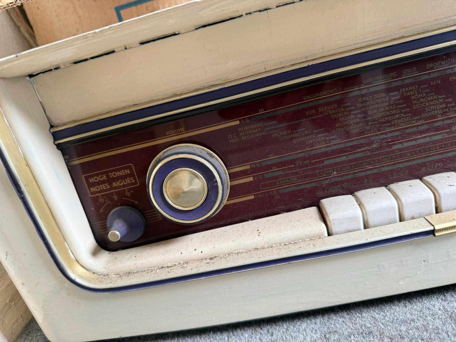 Vintage buizenradio - Antiek radio toestel, Ophalen