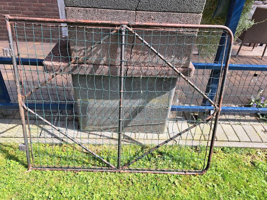 Ijzeren poorthekje hekje, Tuin en Terras, Ophalen, IJzer, Sierhekwerk