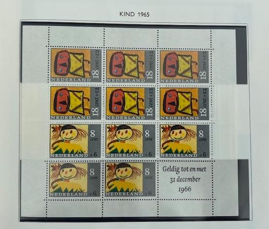 1965 Postfris Bloc Kinderzegels NVPH 854 , Postzegels en Munten, Postzegels | Nederland, Ophalen of Verzenden, Na 1940, Postfris