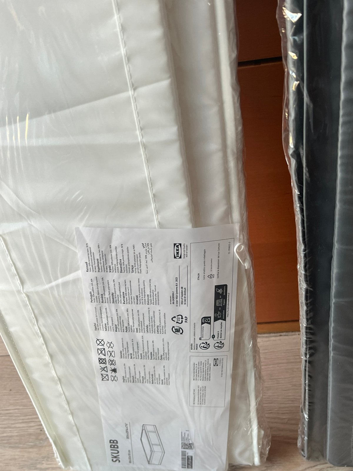 New- Skubb opbergtas white 90x 53x19, Ophalen of Verzenden, Nieuw