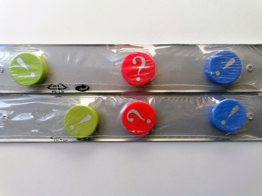 IKEA BAR Magneetstrips met gekleurde magneten Set van 2, Ophalen of Verzenden, Nieuw, Overige typen