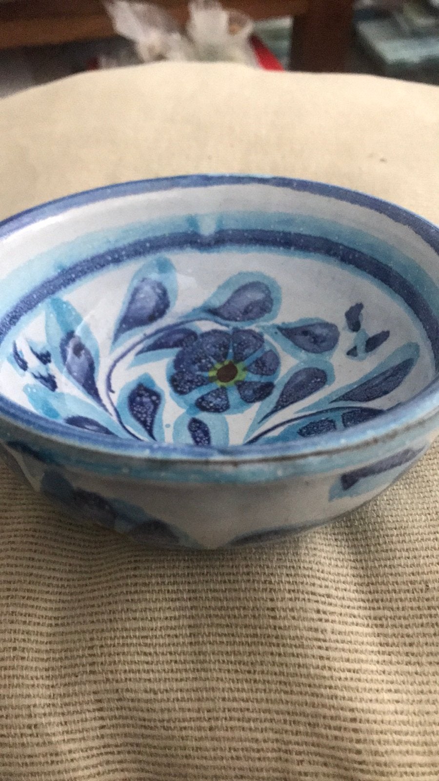 Porches Pottery handmade kommetje, Ophalen of Verzenden