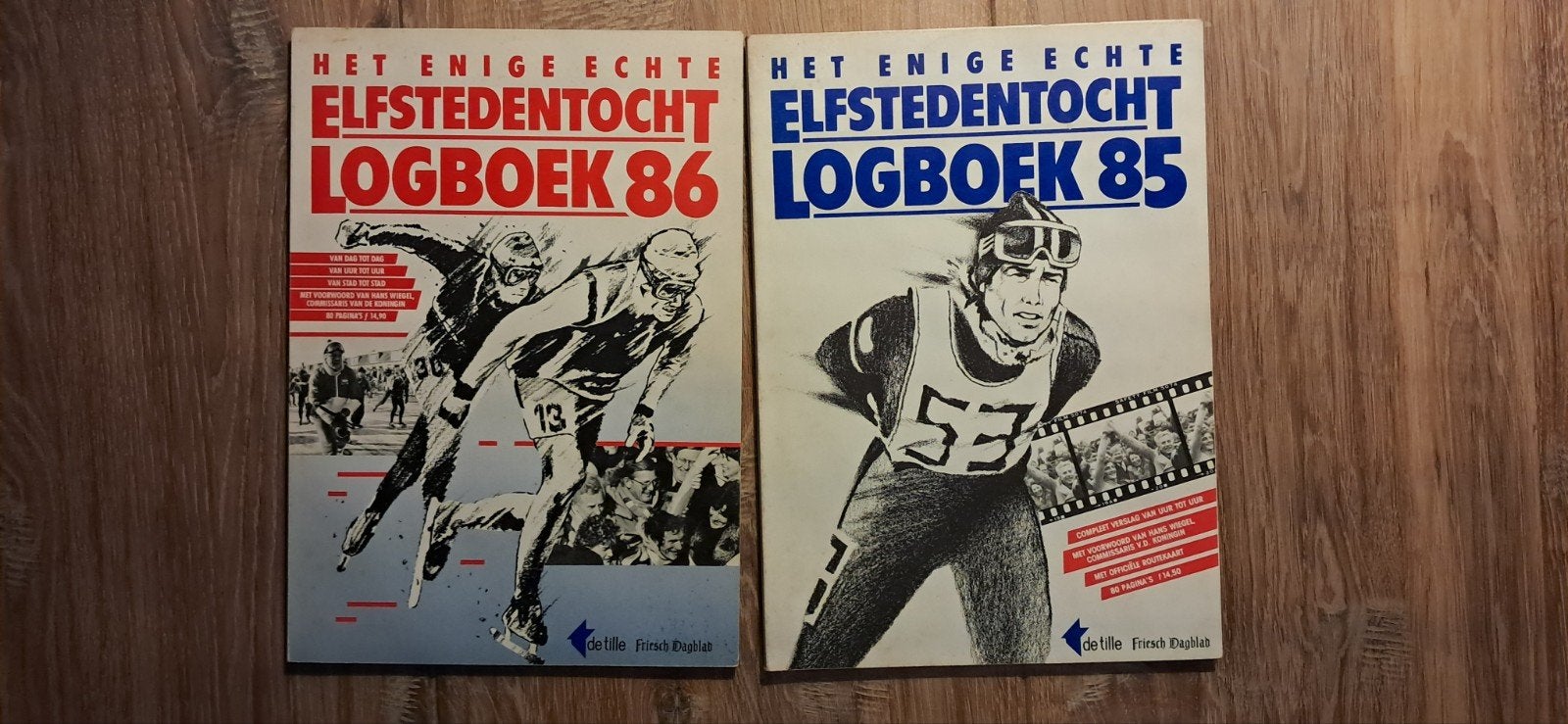 Het Enige Echte Elfstedentocht Logboek 85 & 86 + kaart, Ophalen of Verzenden, Gelezen, Wintersport