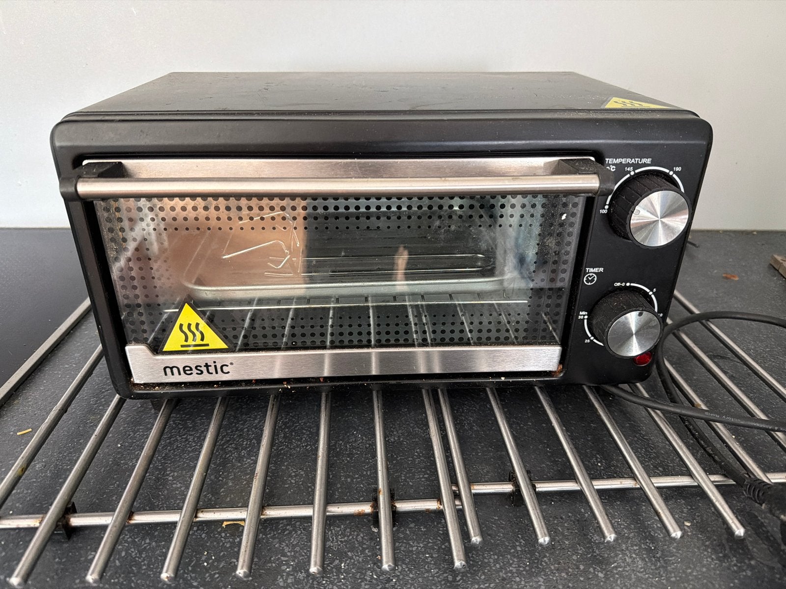 Mestic Mini-oven - Compacte en Handige Oven voor Thuis of Ca, Ophalen, Minder dan 45 cm, Vrijstaand, Mini-oven