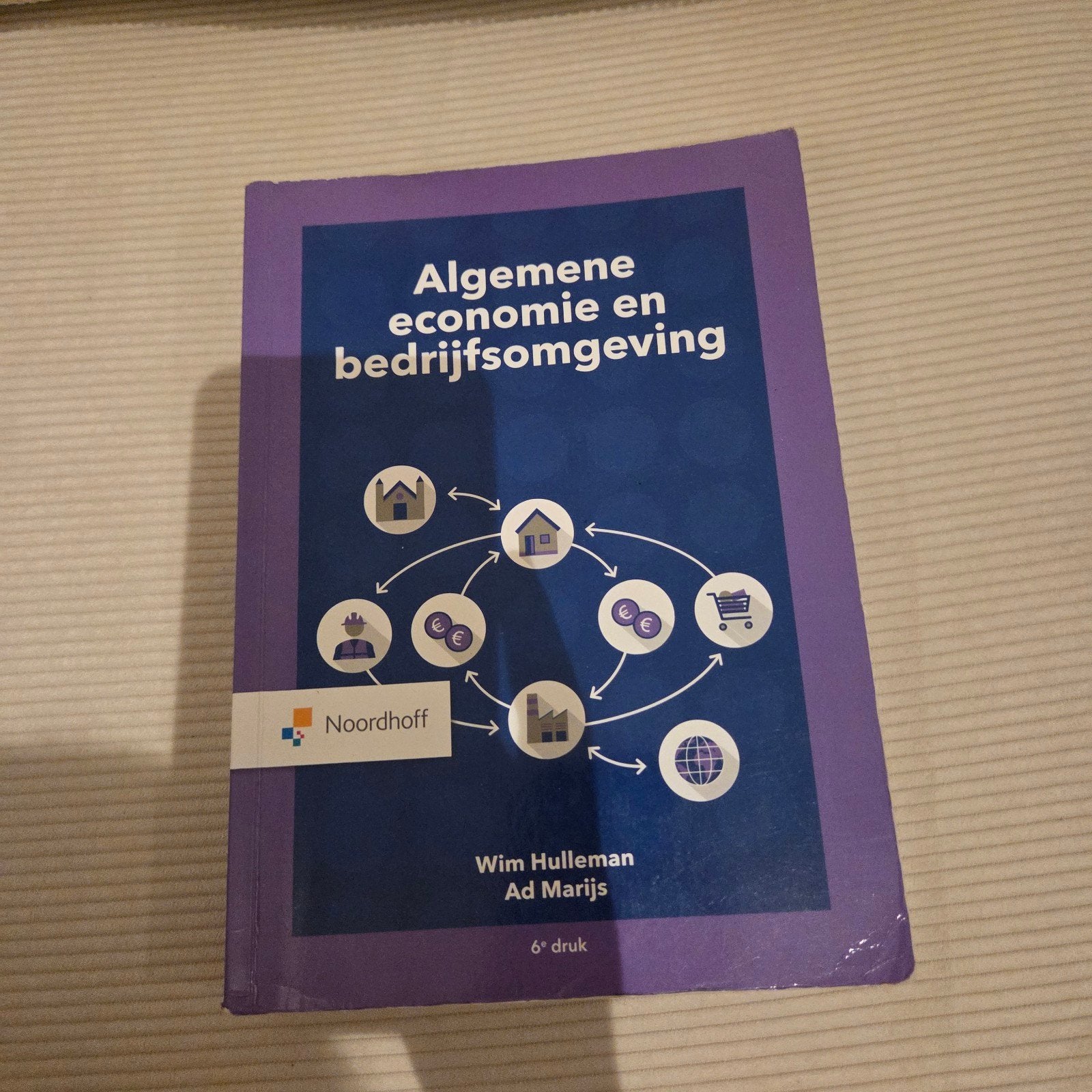 Algemene economie en bedrijfsomgeving - 6e druk, Boeken, Ophalen, Zo goed als nieuw, Economie en Marketing, Wim Hulleman, Ad Marijs