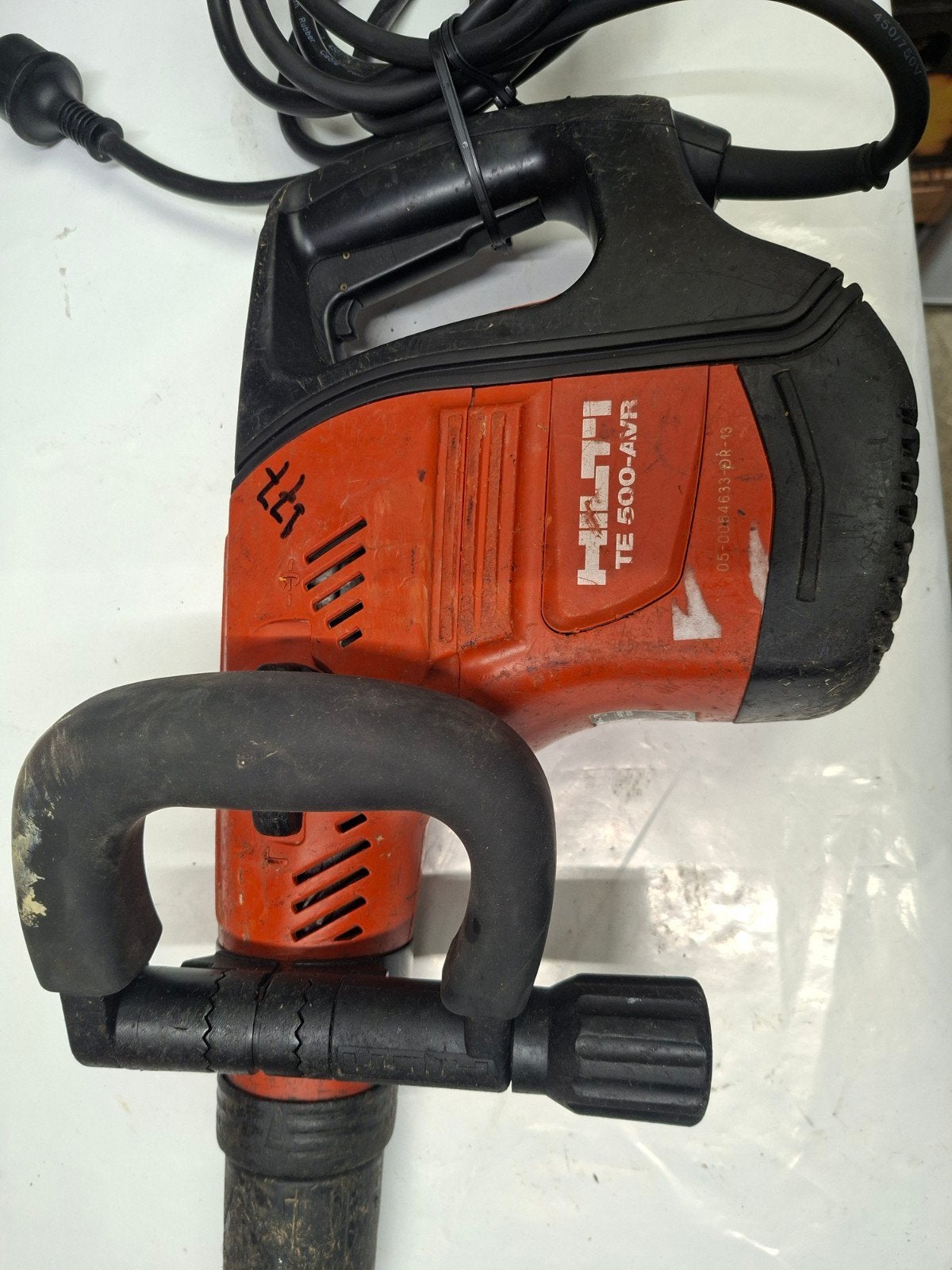 Hilti TE 500, Ophalen, Gebruikt, Overige typen