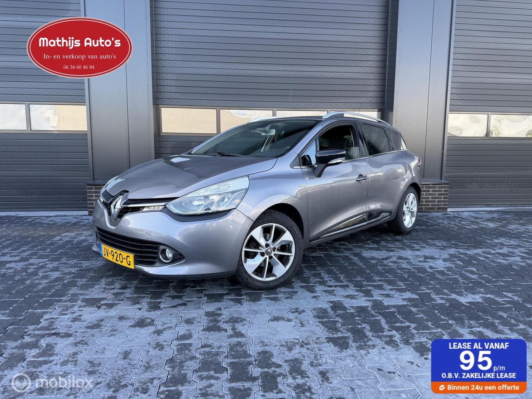 Renault Clio Estate 0.9 TCe Dynamique Navi Clima, Auto's, Voorwielaandrijving, 898 cc, Euro 6, 580 kg