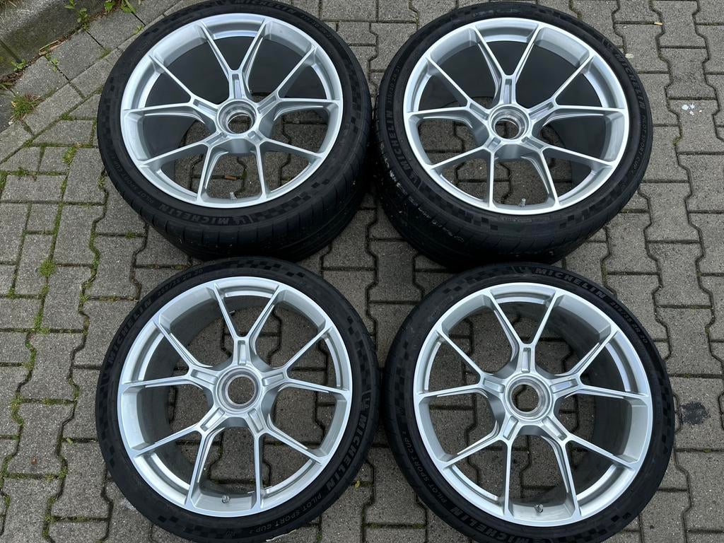Orig. Porsche 911 20 21 inch 992 GT3 velgen Michelin, Ophalen, Gebruikt, 21 inch, Band(en)