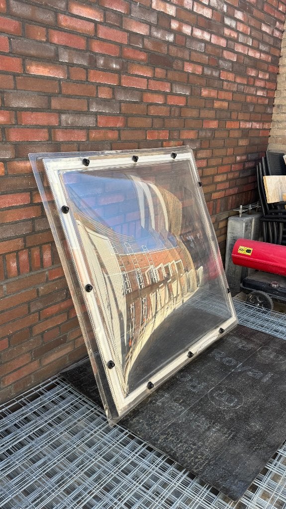 Dubbewandige lichtkoepel, vierkant, Ophalen, Gebruikt, Minder dan 80 cm, 80 tot 120 cm